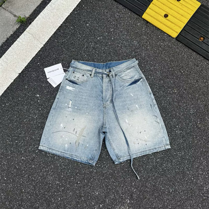 [New] Acne Studios Wide Denim Shorts