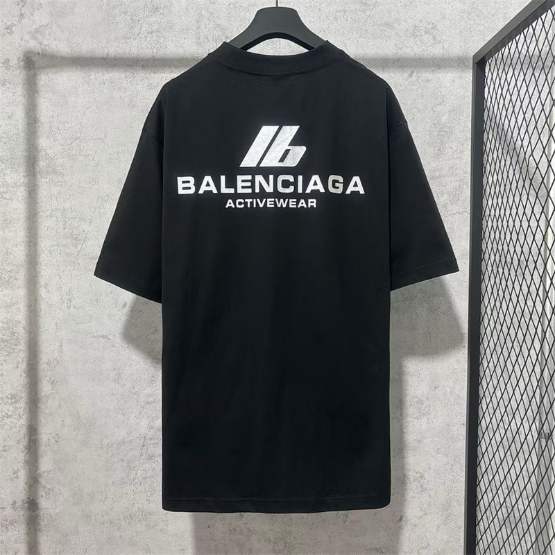 [New] Balenciaga Activewear Logo Tee