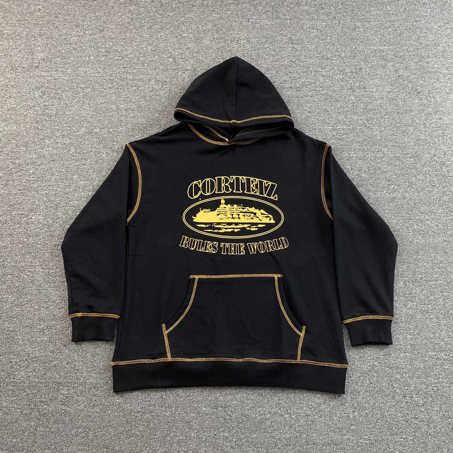[New] Corteiz Alcatraz Contrast Hoodie