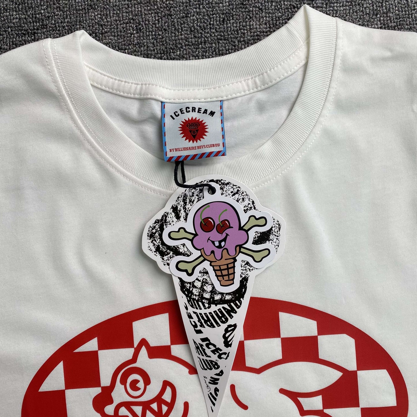 [New] Billionaire Boys Club Running Dog Checkered Tee