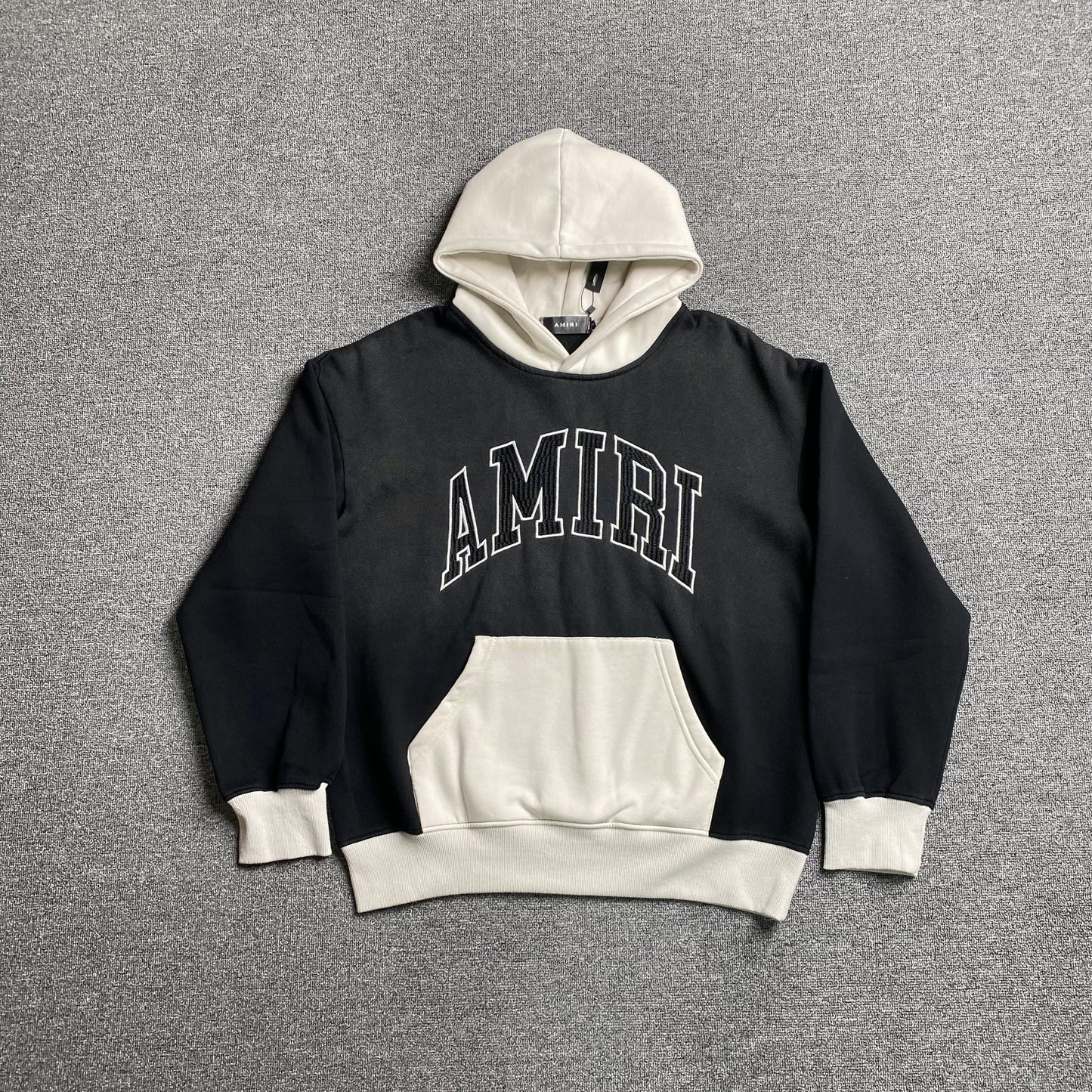 [New] Amiri Appliquéd Logo 2 Tone Hoodie
