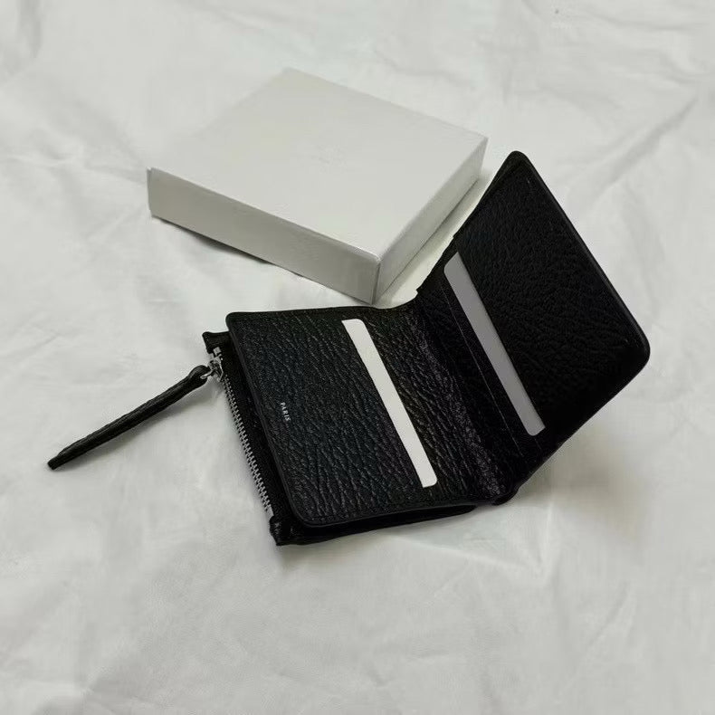[New] Maison Margiela Four Stitch Leather Wallet