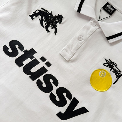 [New] Stussy Football Polo Longsleeve