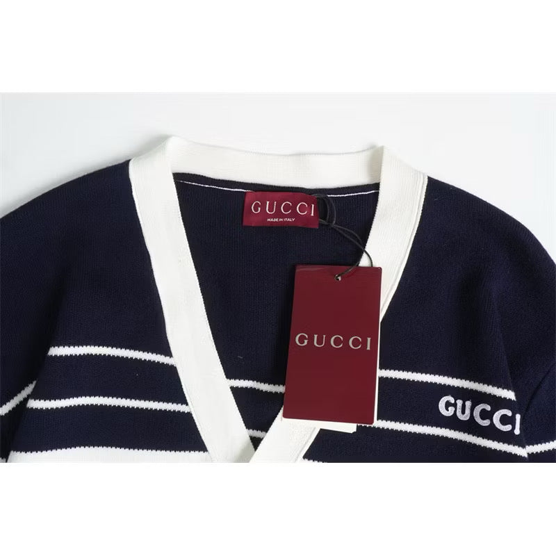 [New] Gucci Knit Stripe Cardigan