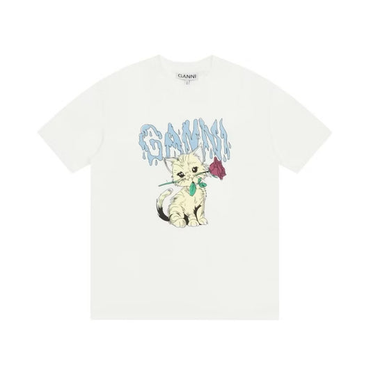 [New] Ganni ‘Cat’ Tee