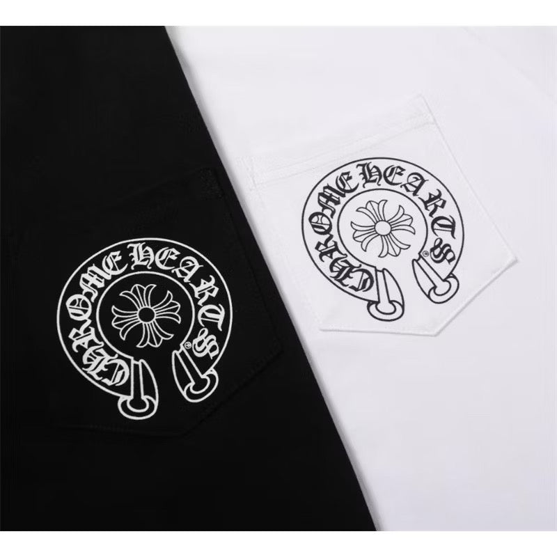 [New] Chrome Hearts Pocket Tee (Black Logo)