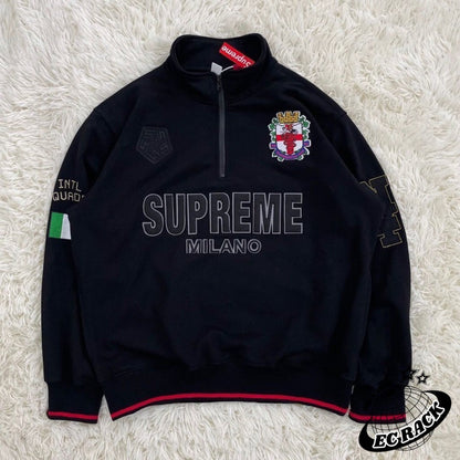 [New] Supreme 'Milano' Quarter Zip Sweatshirt