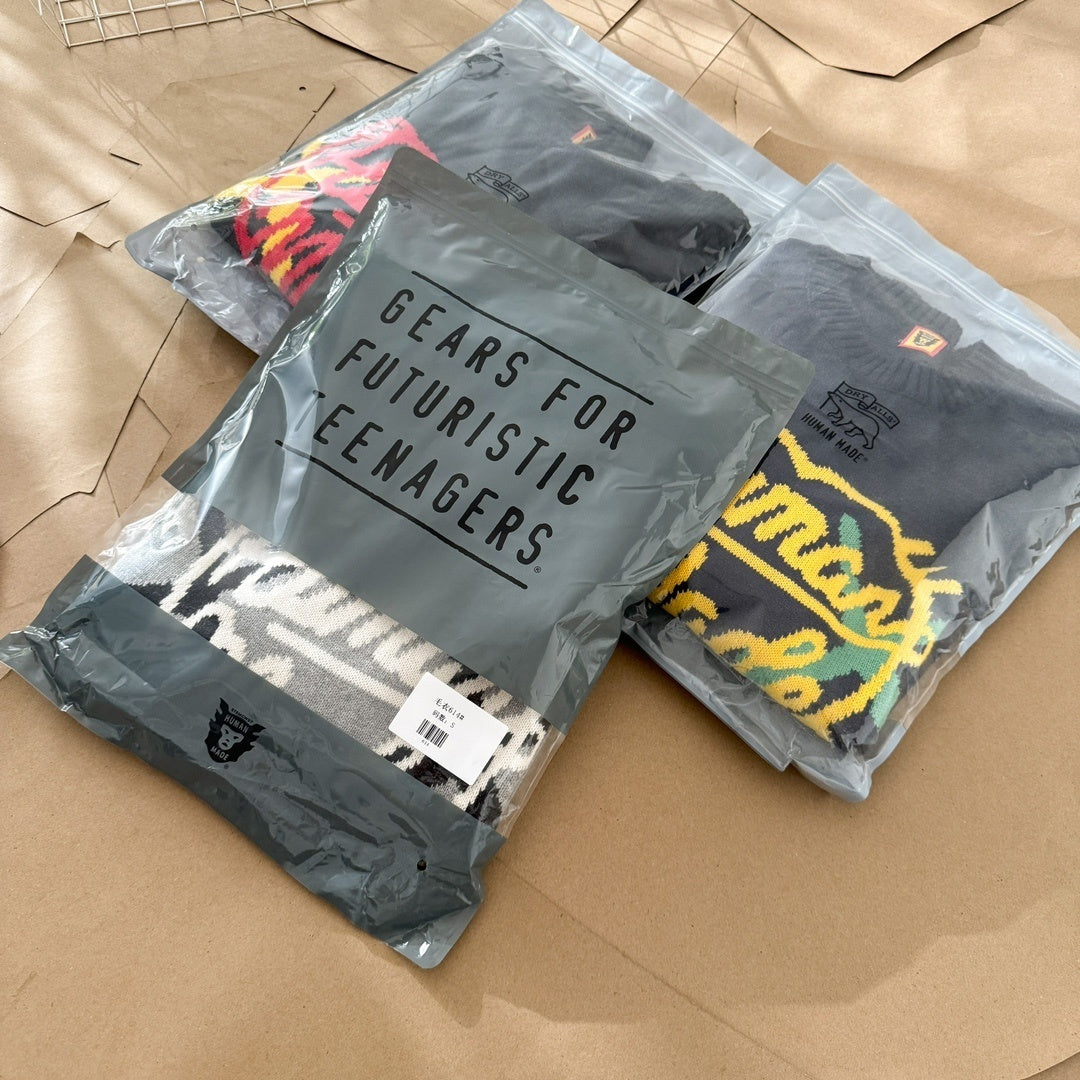 [New] Human Made x Kaws Logo Knitted Sweater