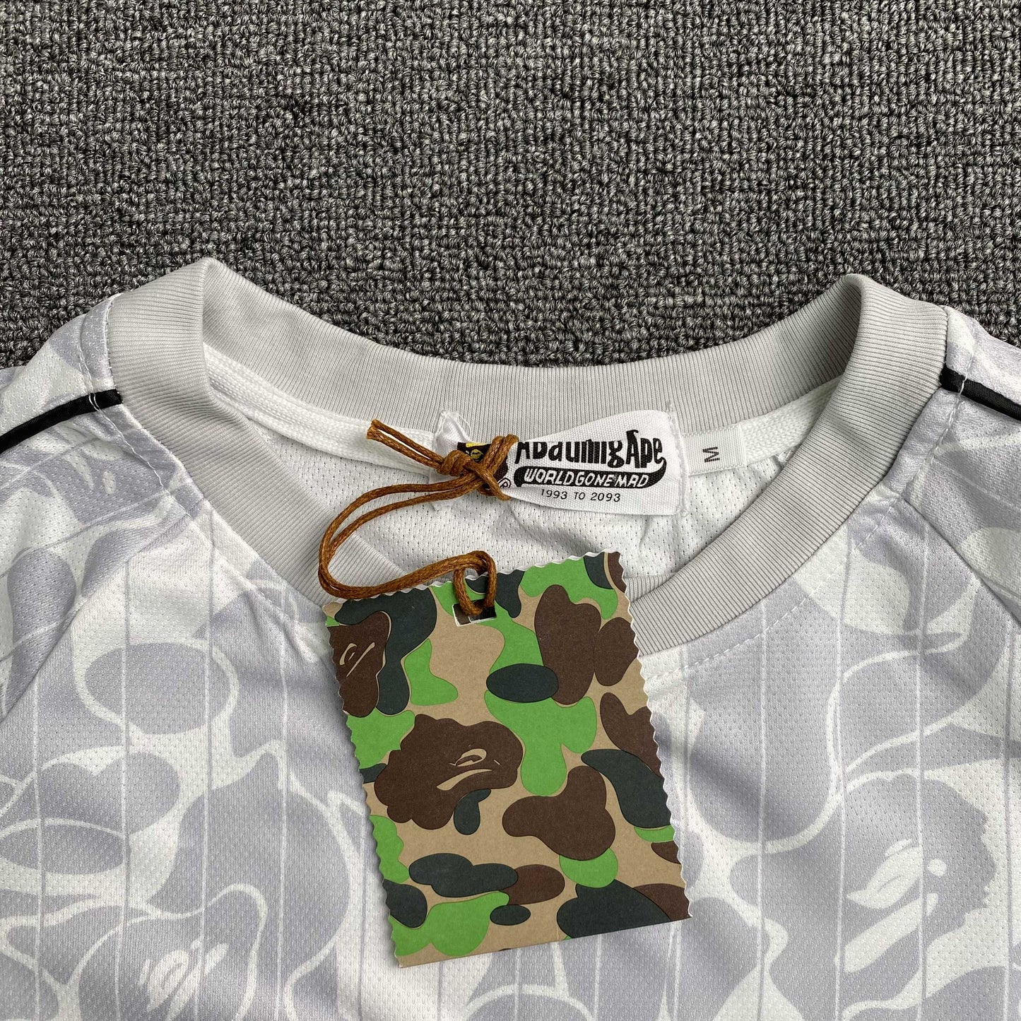 [New] Bape ‘93’ Football Jersey Tee