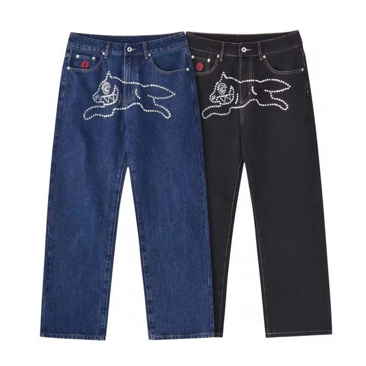 [New] Billionaire Boys Club Running Dog Denim Pants