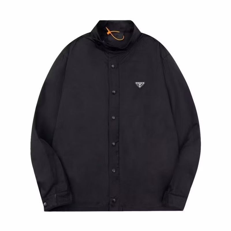 [New] Prada Nylon Button Jacket