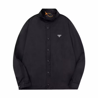 [New] Prada Nylon Button Jacket