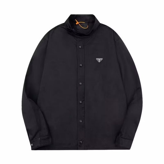 [New] Prada Nylon Button Jacket