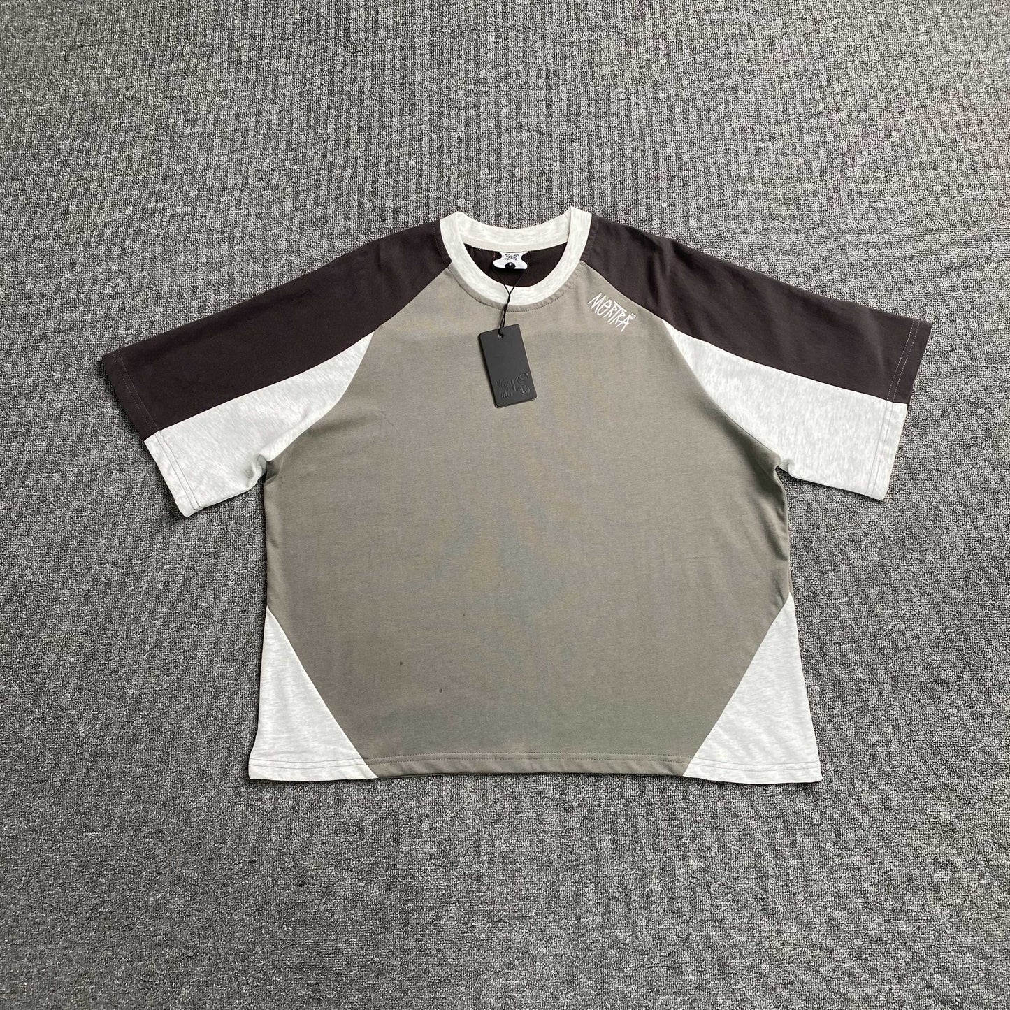 [New] Mertra Color Block Crop Tee