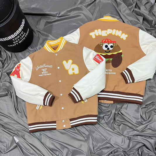 Vandy The Pink 'East to West' Varsity Jacket