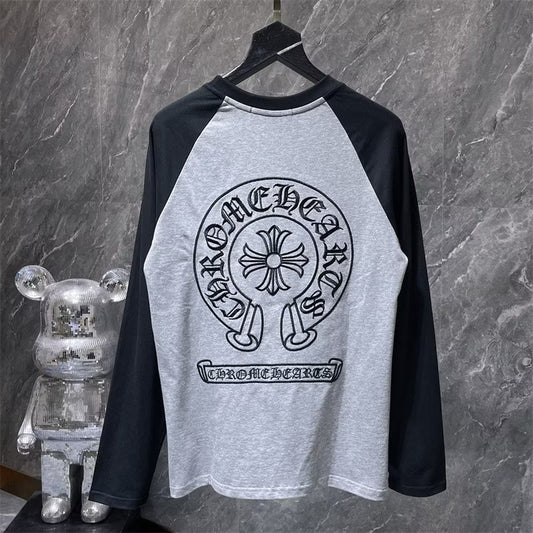 [New] Chrome Hearts Raglan Longsleeve Tee