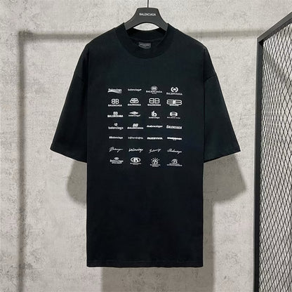 [New] Balenciaga Archive Logo Tee