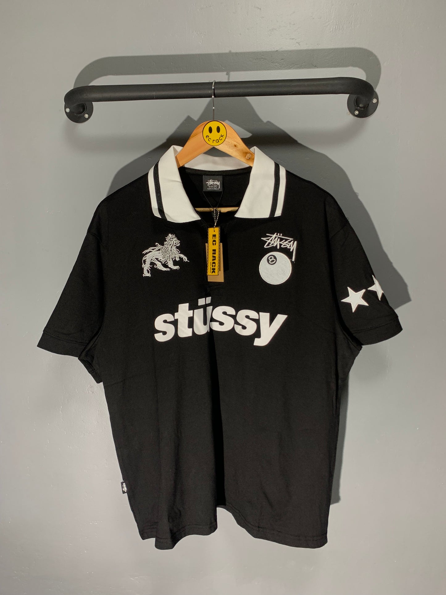 [New] Stussy Football Polo Tee