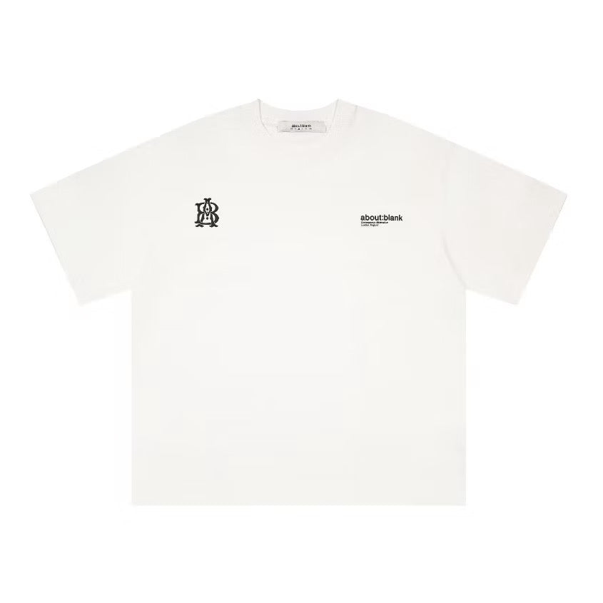 [New] About Blank Minimalist Logo Tee
