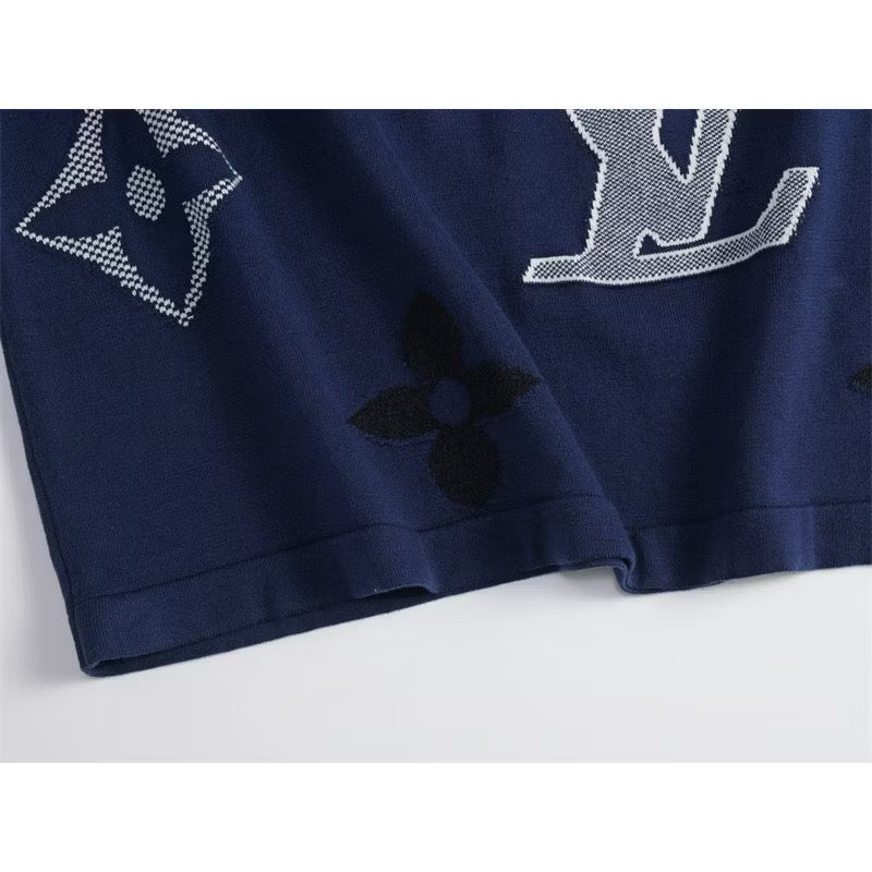 [New] Louis Vuitton Monogram Knit Tee