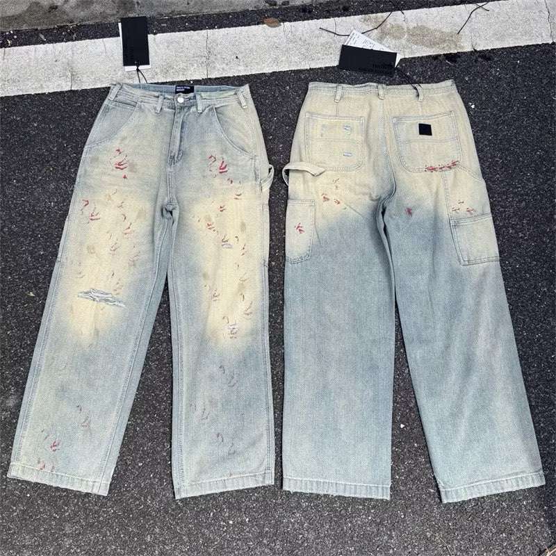 [New] Enfants Riches Deprimes Distressed Carpenter Jeans