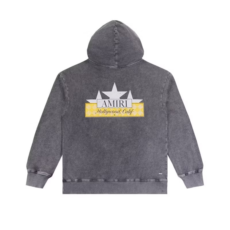 [New] Amiri 'Calif' Washed Hoodie