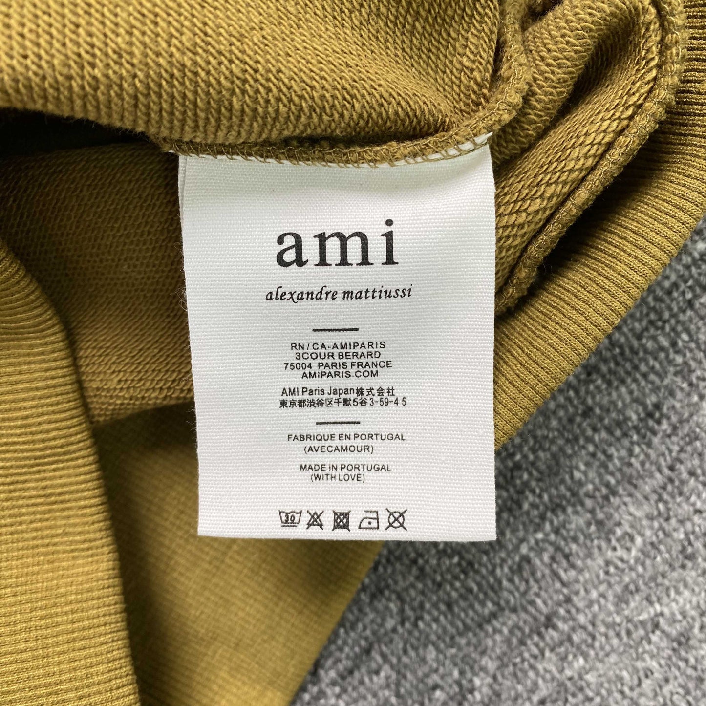 [New] Ami Mini Logo Zip Up Hoodie