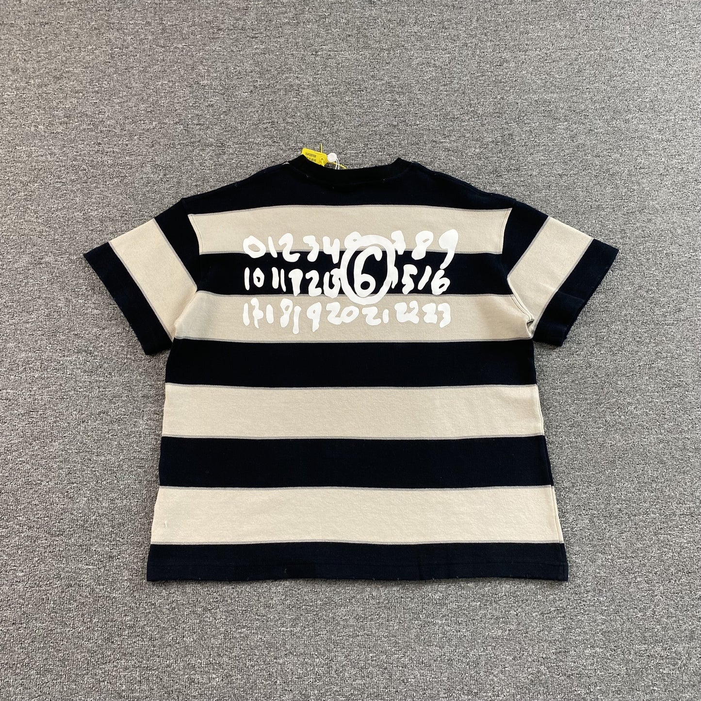 [New] Maison Margiela 6 Striped Tee
