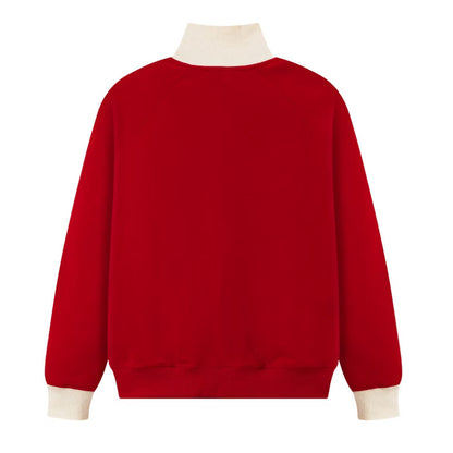 [New] Ami Zipped Cotton Sweatshirt