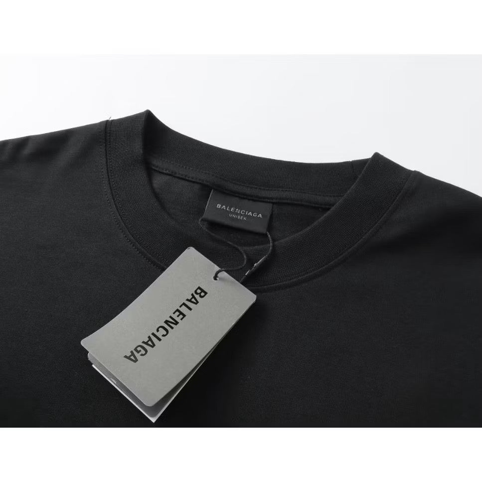 [New] Balenciaga Embroidered Logo Tee