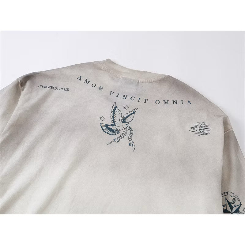 [New] Balenciaga Washed Graphic Tshirt