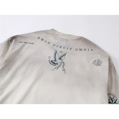 [New] Balenciaga Washed Graphic Tshirt