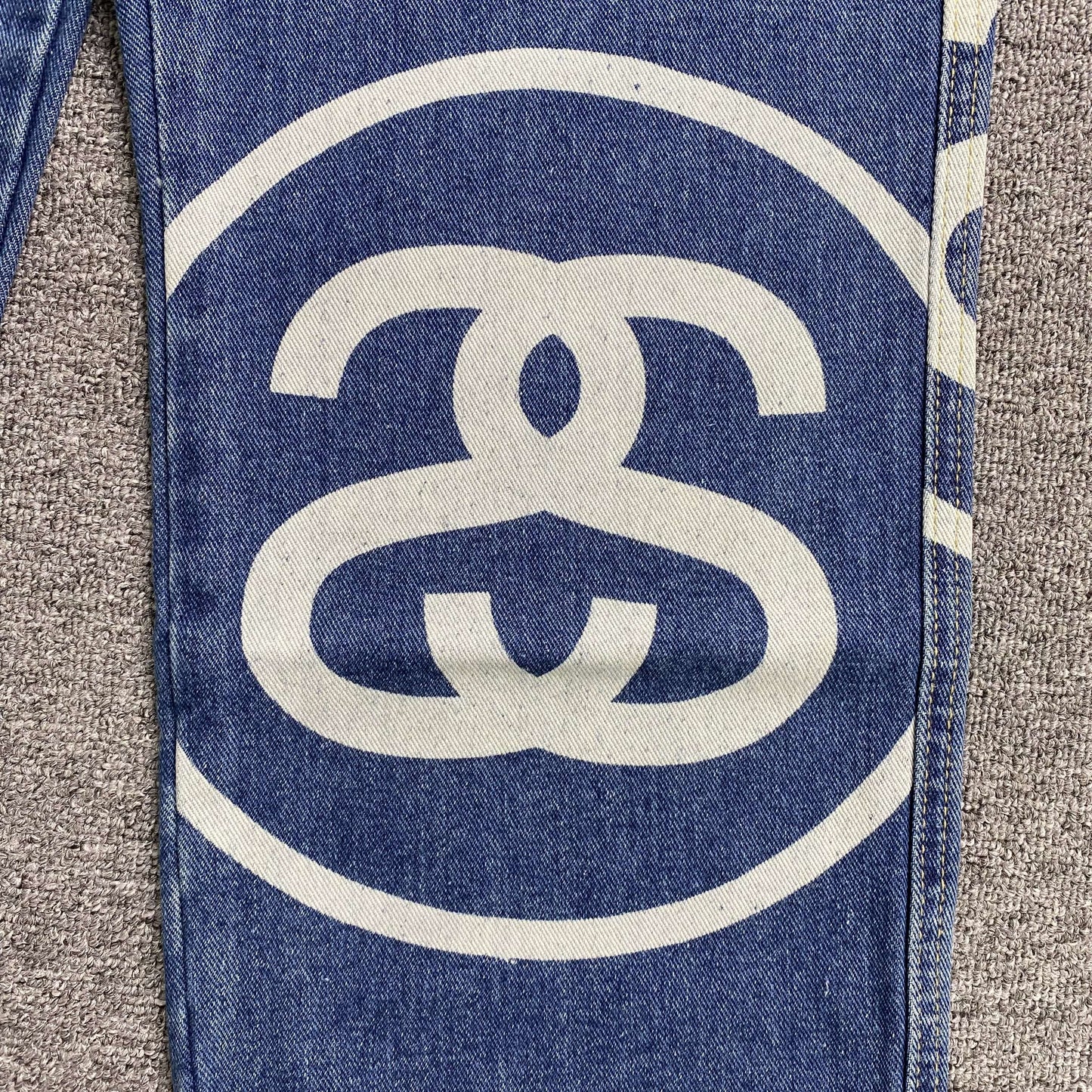 [New] Stussy Logo Denim Jeans