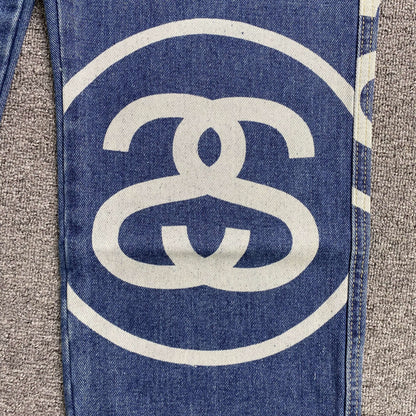 [New] Stussy Logo Denim Jeans