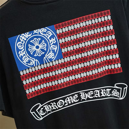 [New] Chrome Hearts Flag Graphic Tee