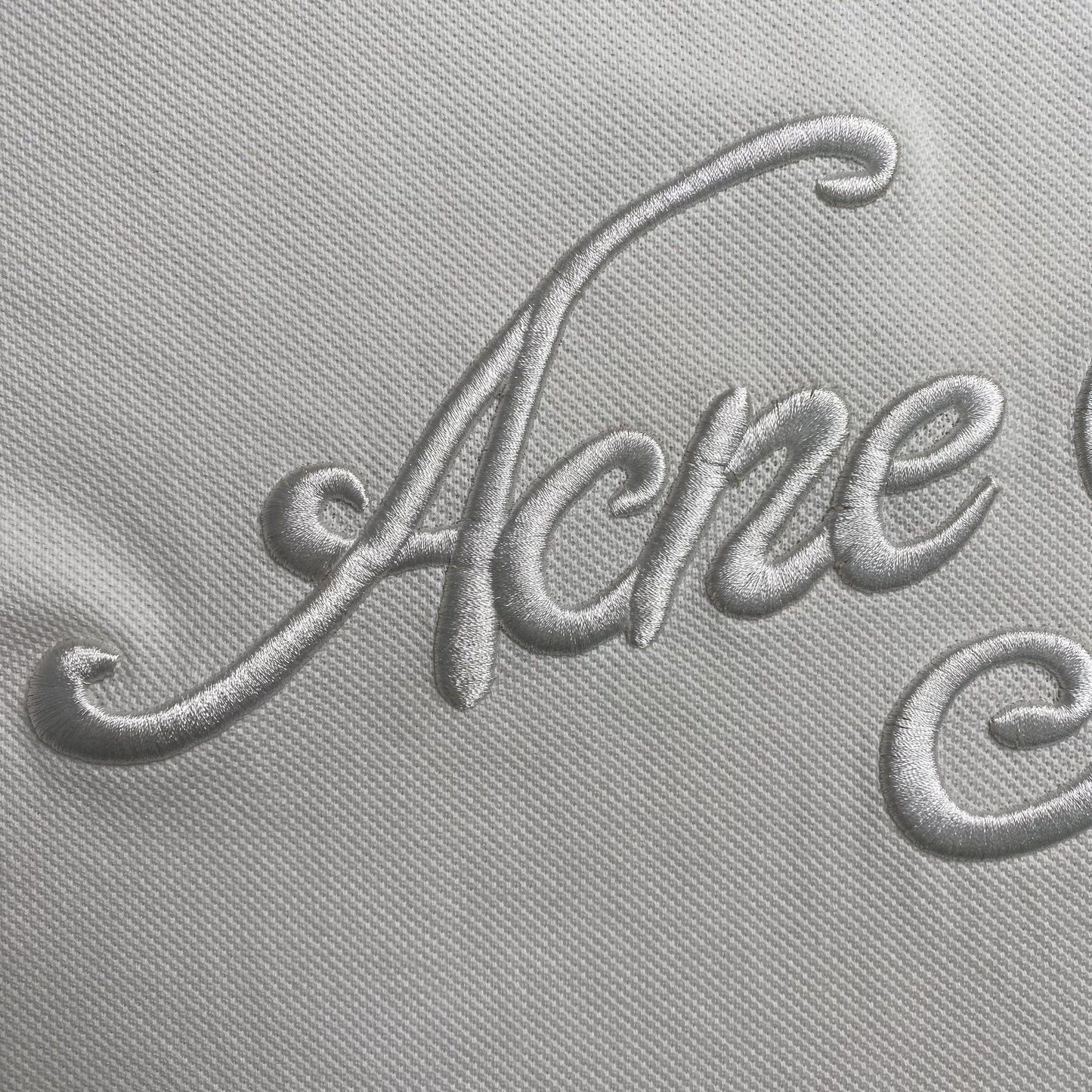 [New] Acne Studios Cursive Embroidered Logo Tee