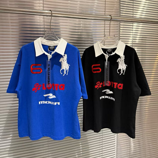 [New] Mowalola ATL Polo Shirt