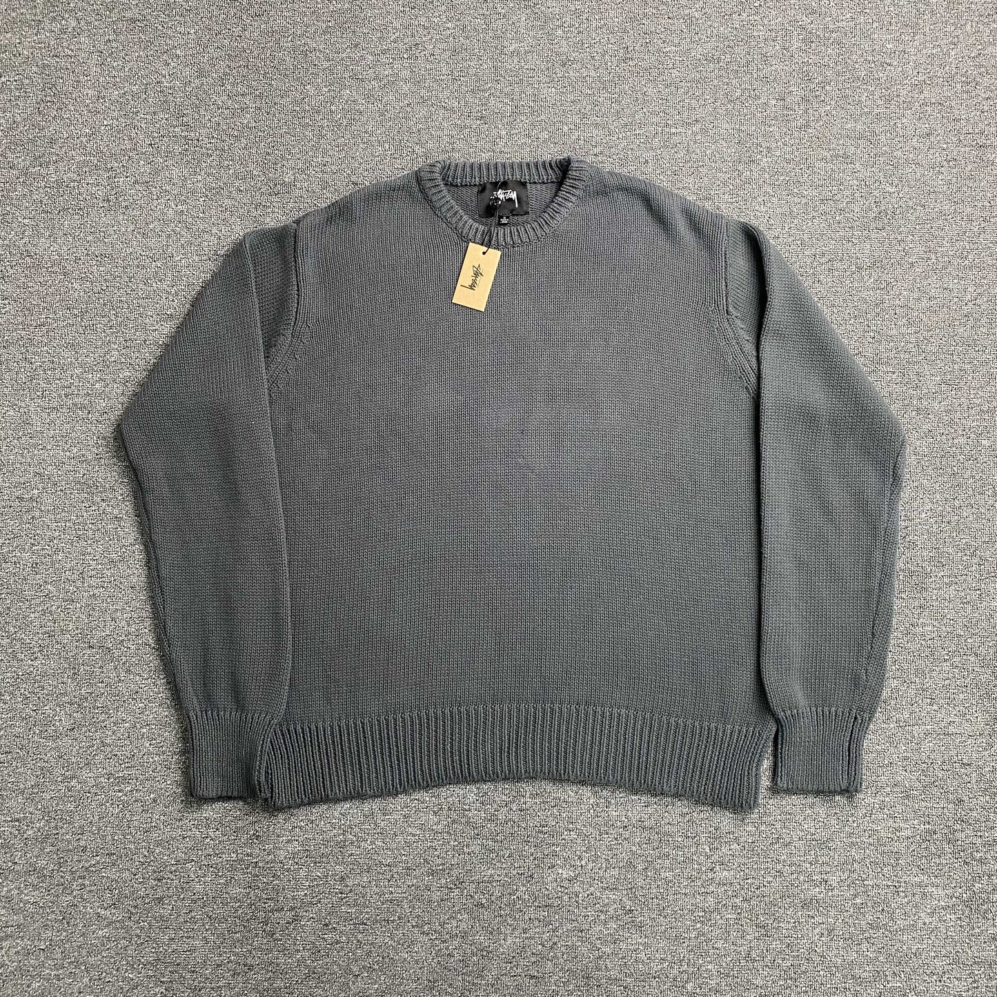 [New] Stussy 'Surfboard' Knit Sweatshirt
