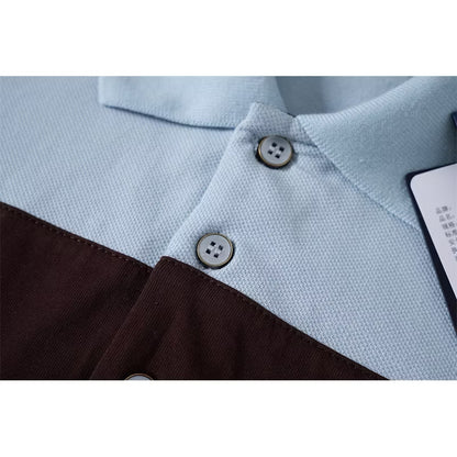[New] Louis V Colorblock Polo Shirt