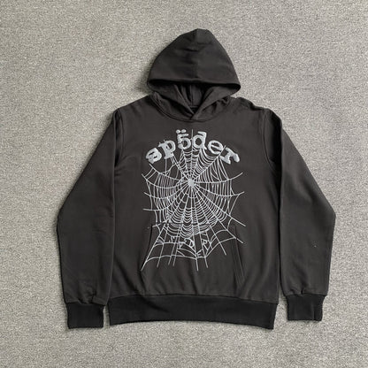 [New] Spider 555 Hoodie (Black)