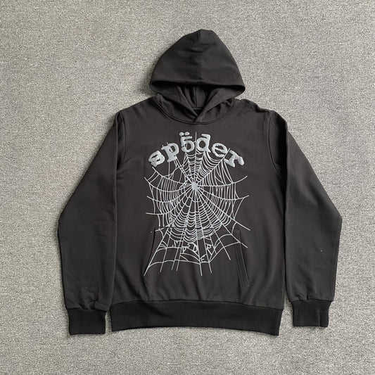 [New] Spider 555 Hoodie (Black)