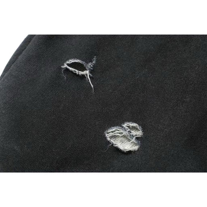 [New] Acne Studios Melange logo-print distressed Sweater