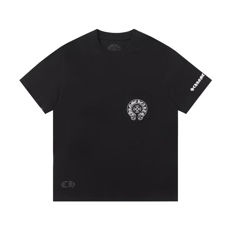 [New] Chrome Hearts Pocket Tee (Black Logo)