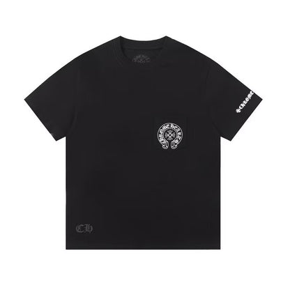 [New] Chrome Hearts Pocket Tee (Black Logo)