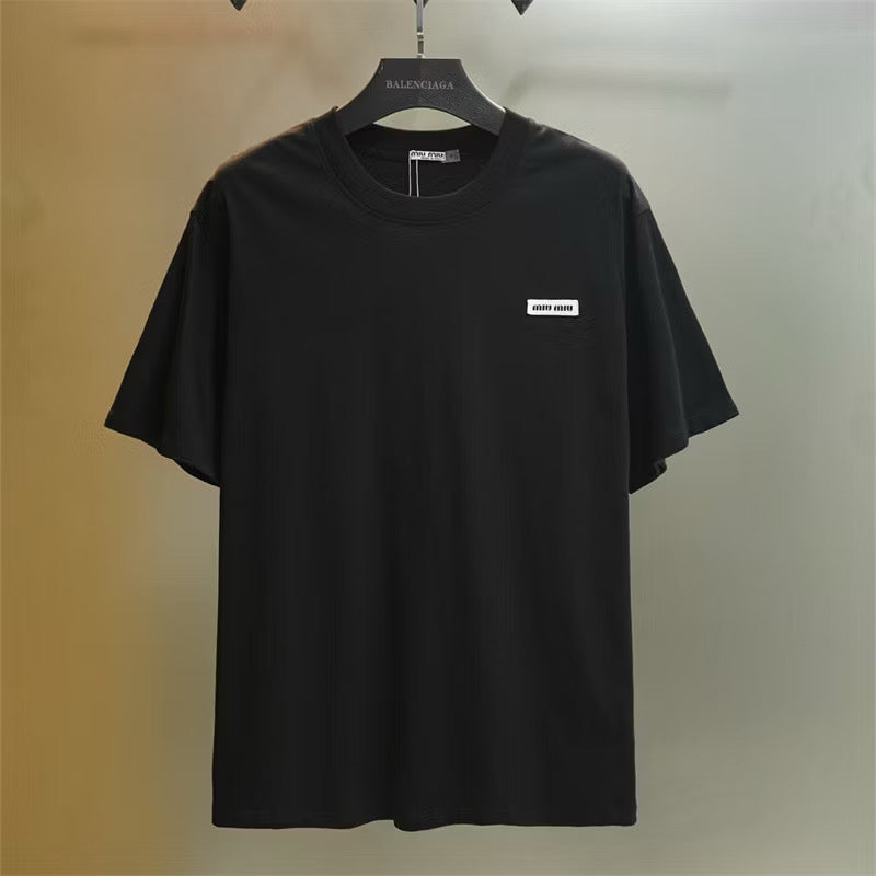[New] MiuMiu Basic Logo Tee