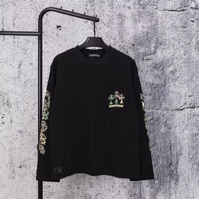 [New] Chrome Hearts 'Camou' Longsleeve Tee