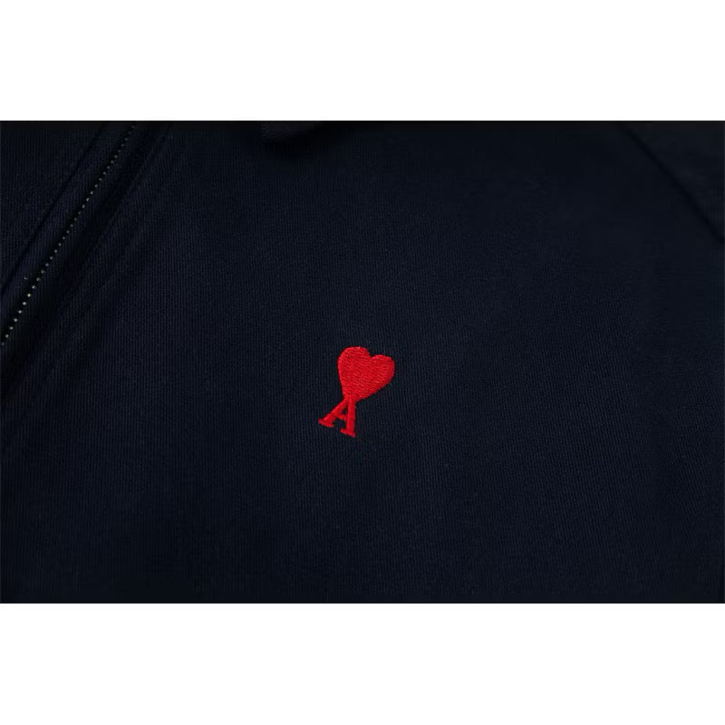 [New] Ami Small Heart Logo Cropped Jacket
