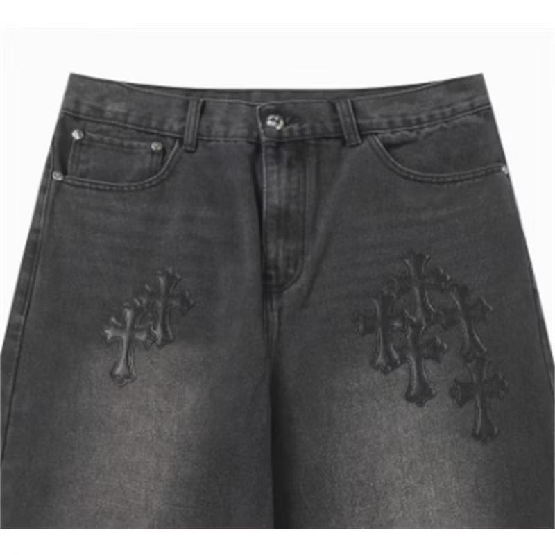 New] Chrome Hearts Cross Pants (Black)