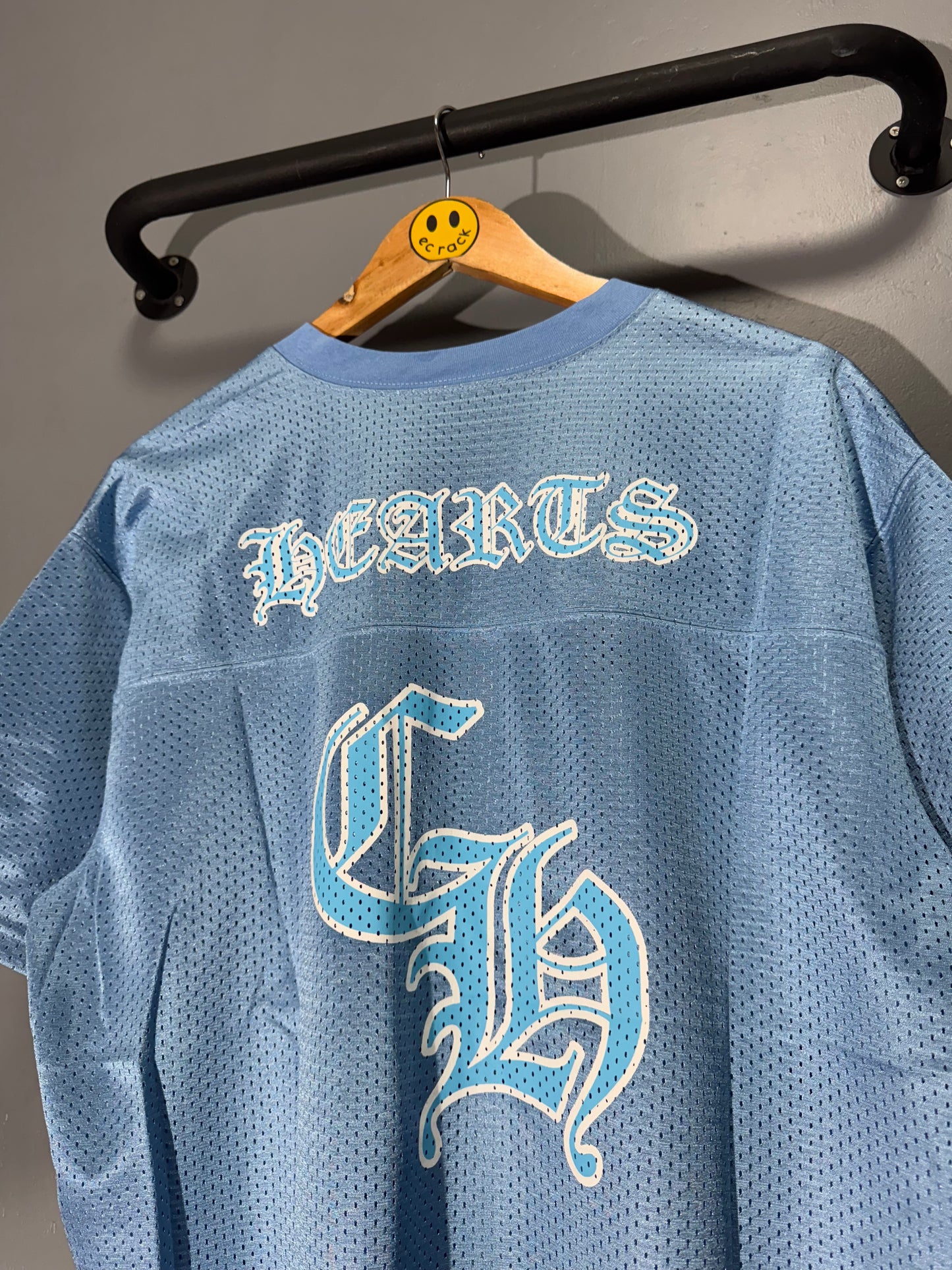 [New] Chrome Hearts Mesh Vneck Tee (Light Blue)