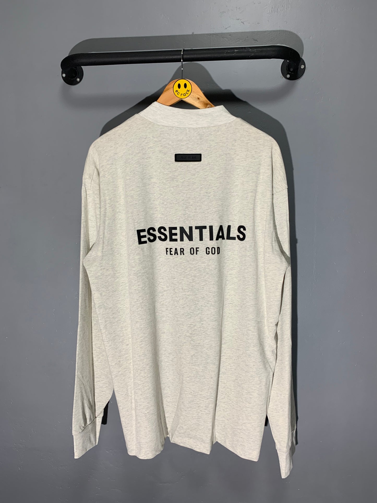 [New] Essentials Fear of God Longsleeve (Light Oatmeal)